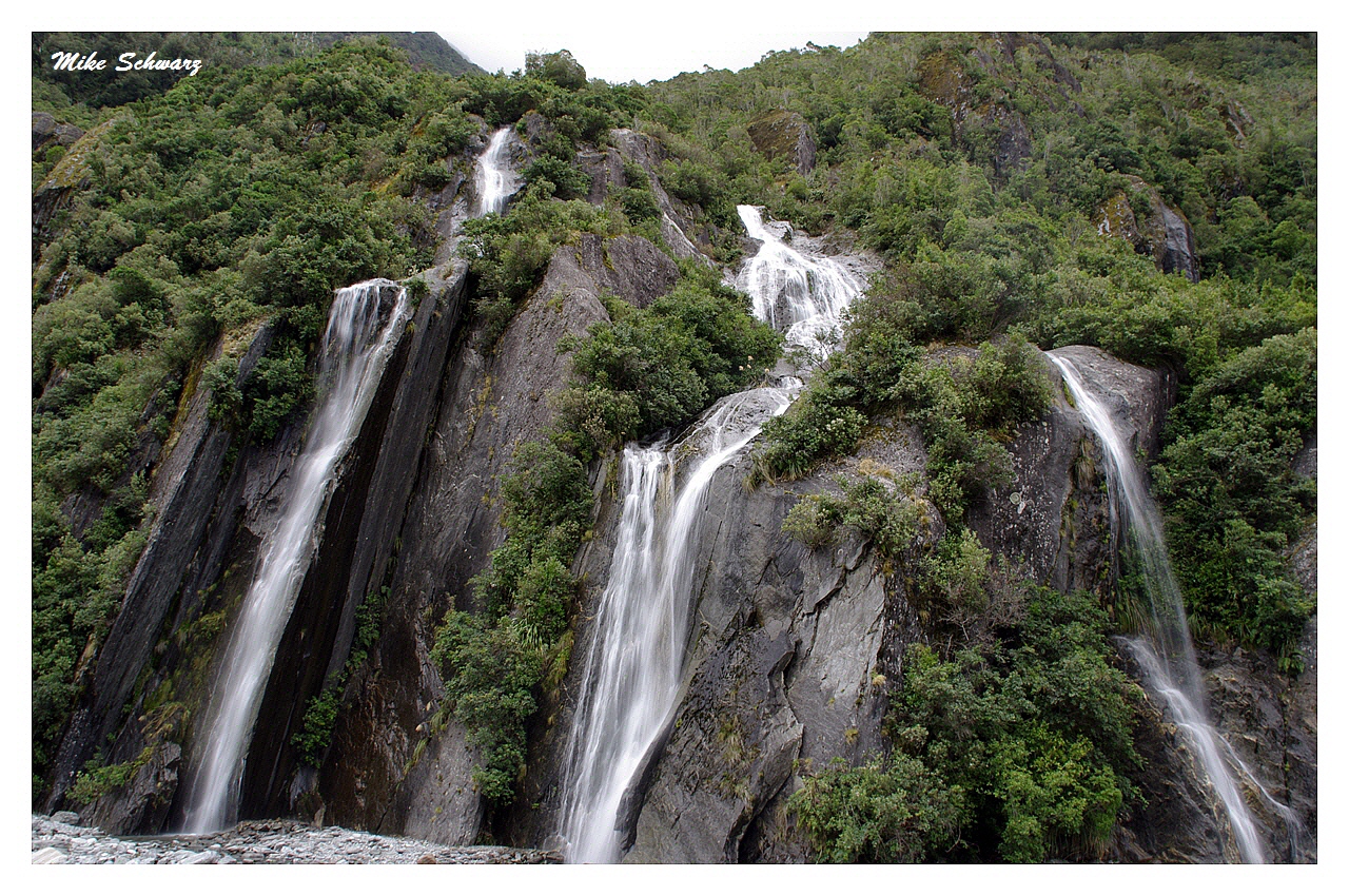 Franz Josef Glacier Waterfalls