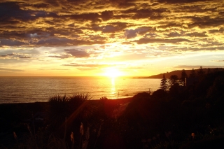 Sonnenaufgang in Kaikoura